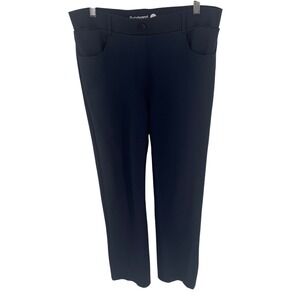 Betabrand Navy Petite L Bootcut Stretch Pants Womens Work Career Casual